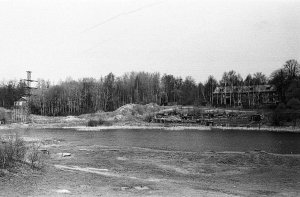 Яузский лесопарк. Вид на лесничество